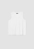 Stretch Jersey Knit V-Neck Tank