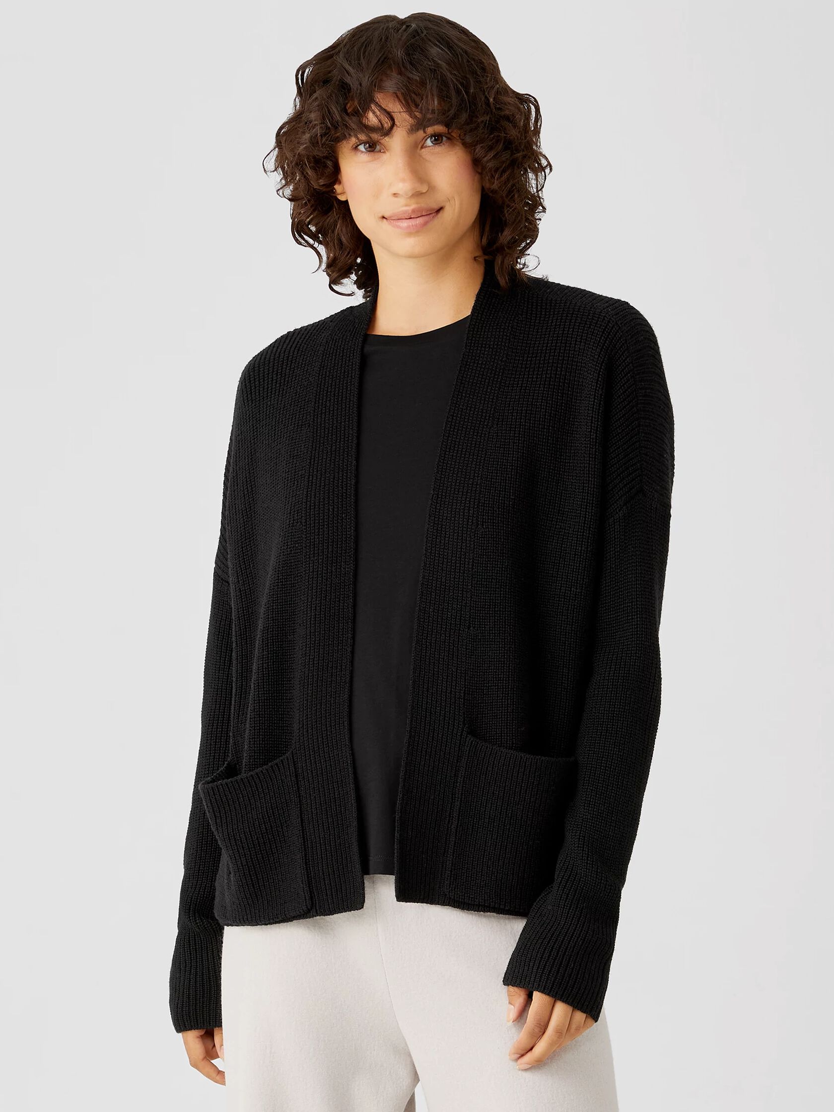 Merino Cardigan in Responsible Wool