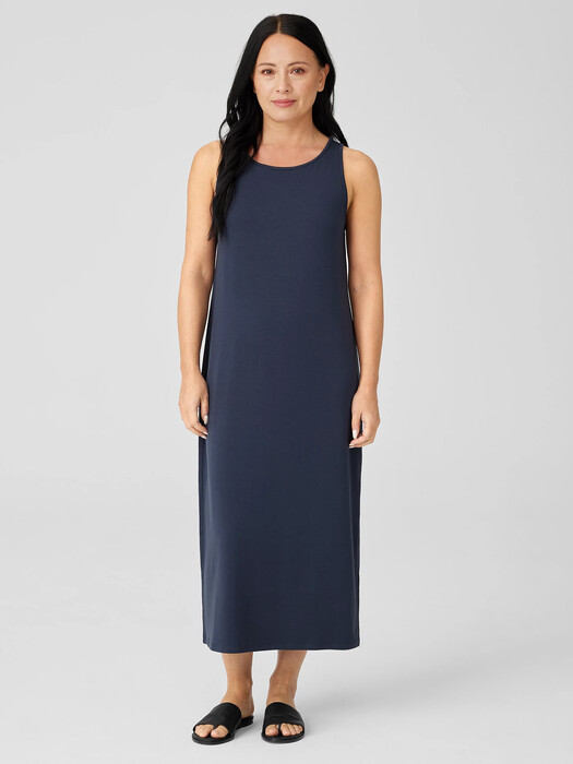 eileen fisher stretch jersey knit tank dress Stretch Jersey Knit Tank Dress