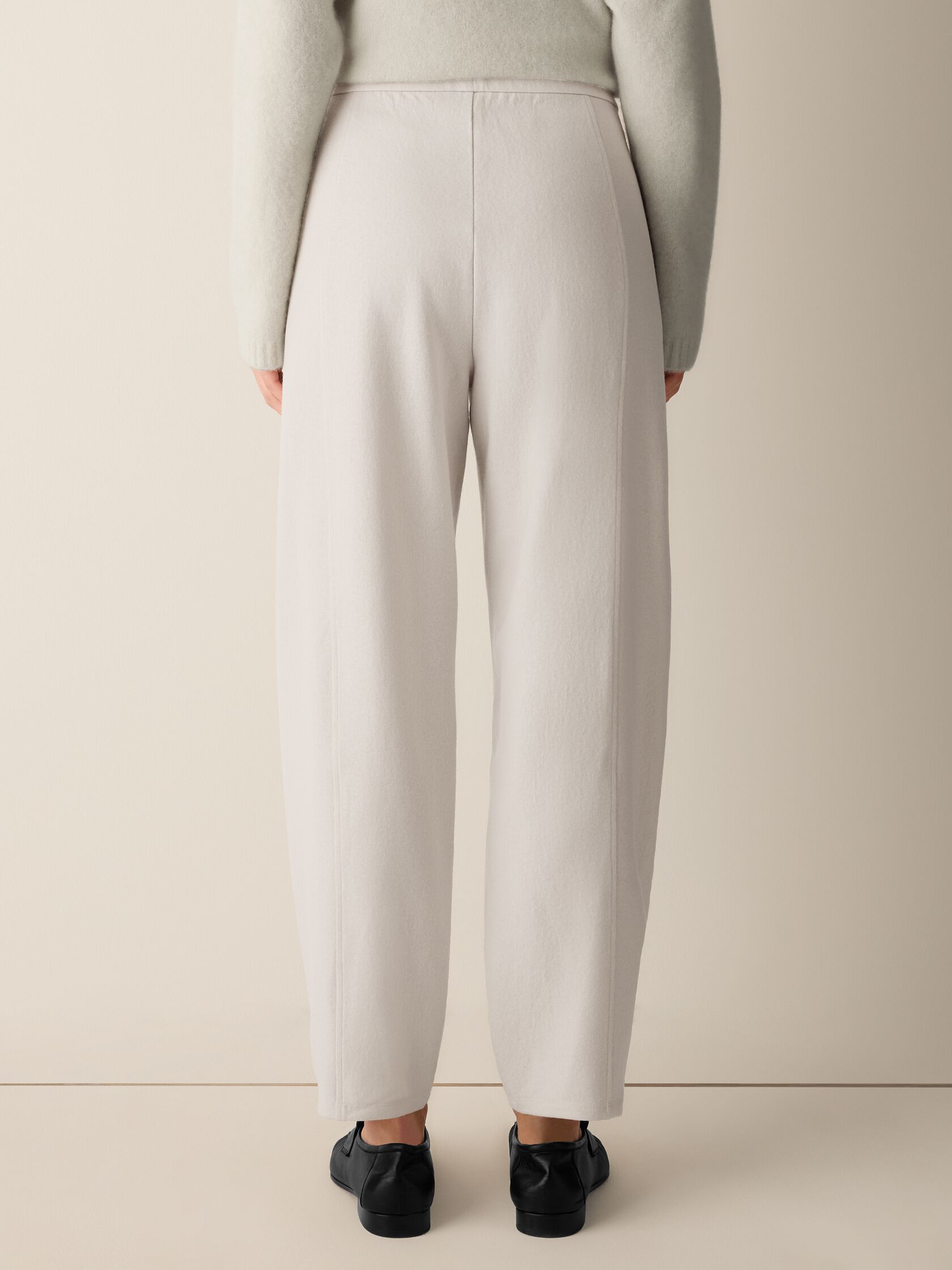 Felted Wool Jersey Lantern Pant in Regenerative Wool