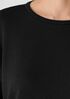 Cozy Brushed Terry Hug Round Neck Box-Top