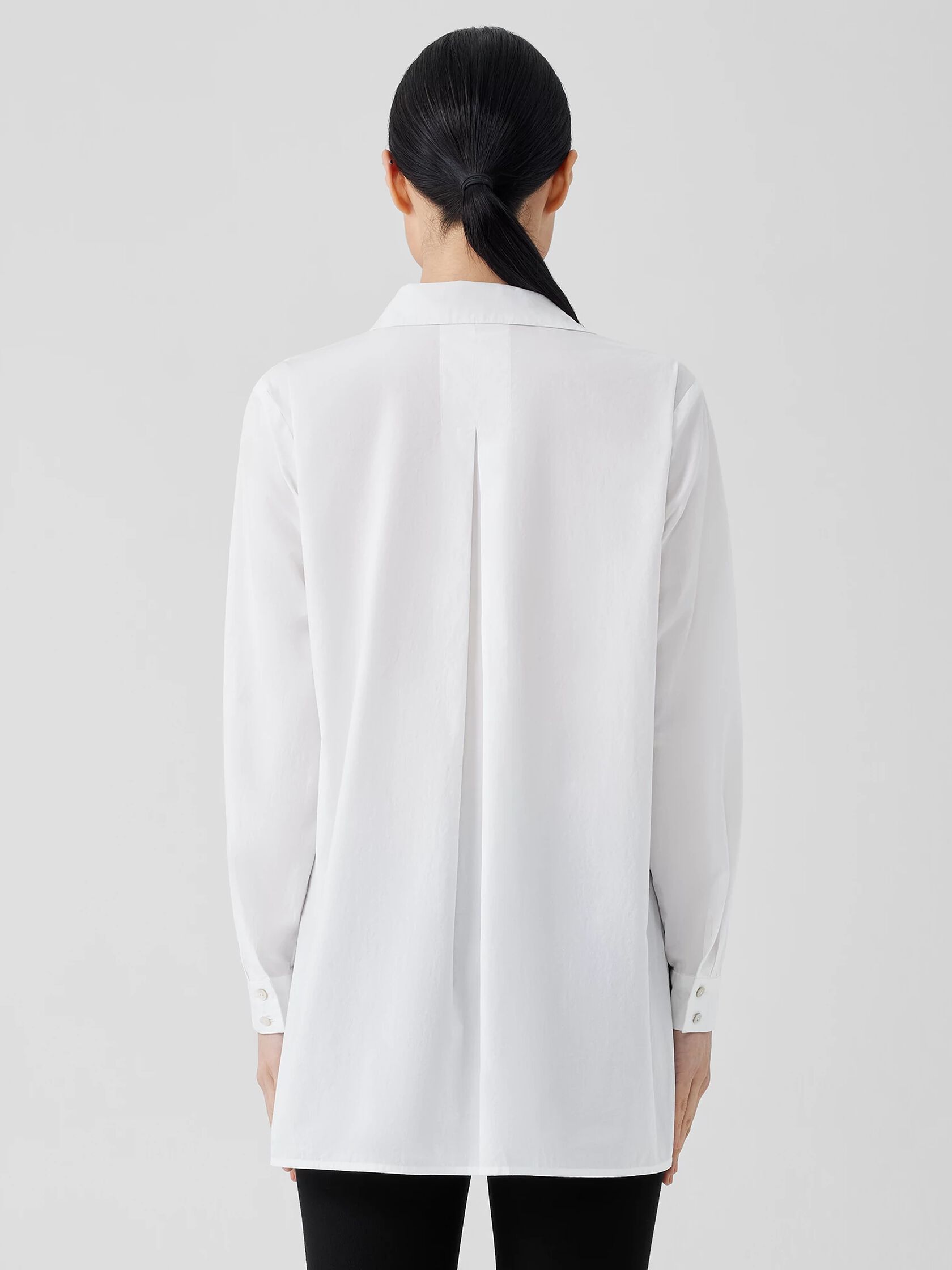 Washed Organic Cotton Poplin Shirt
