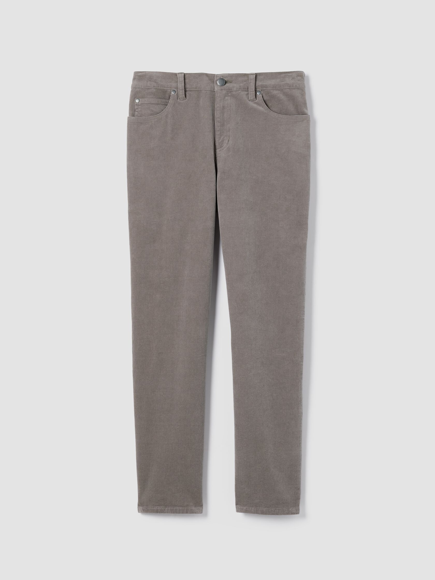 Organic Cotton Stretch Corduroy Straight Pant