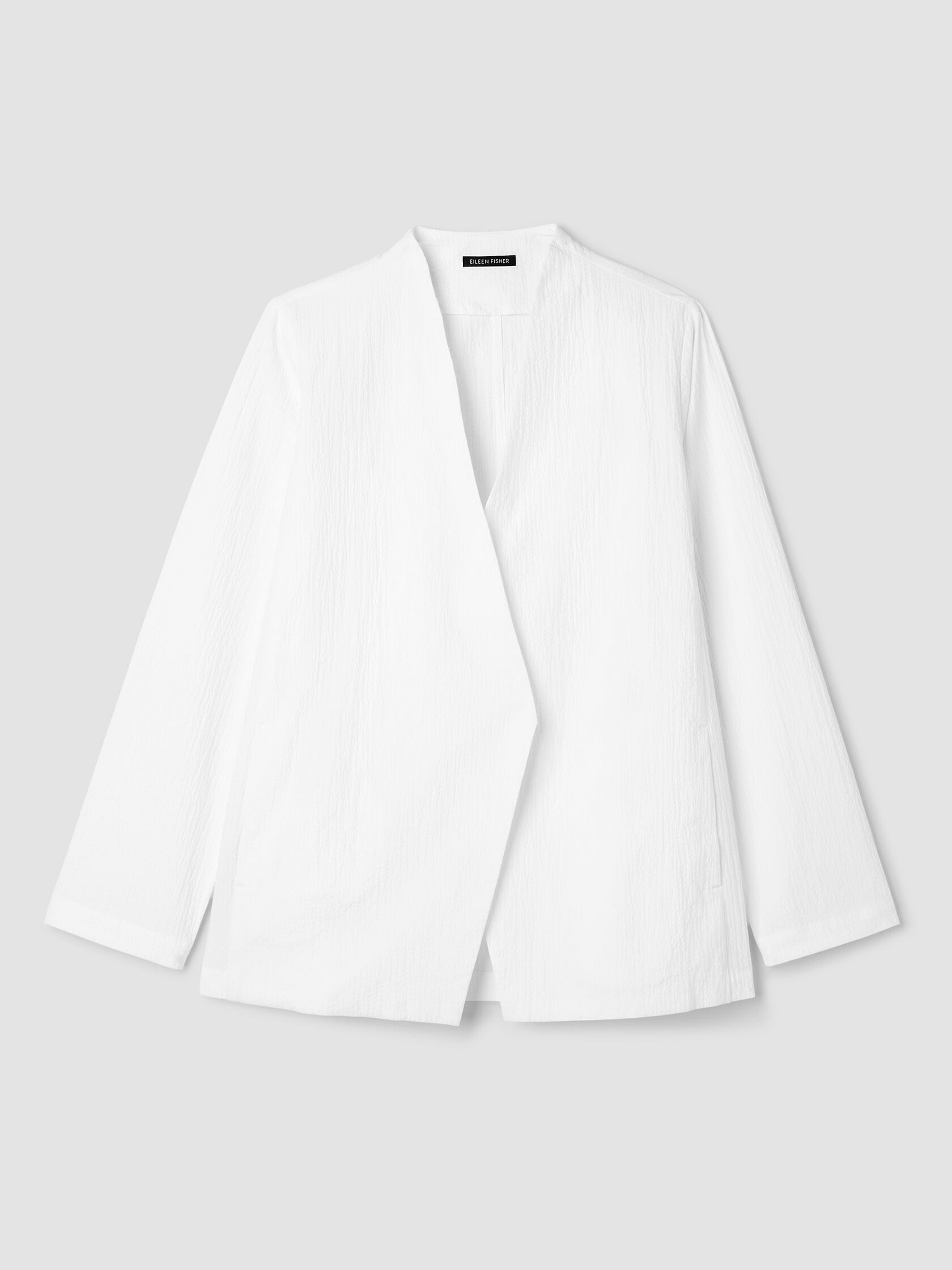 Organic Cotton Pucker Angled Jacket