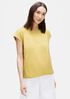 Organic Cotton Interlock Bateau Neck Top