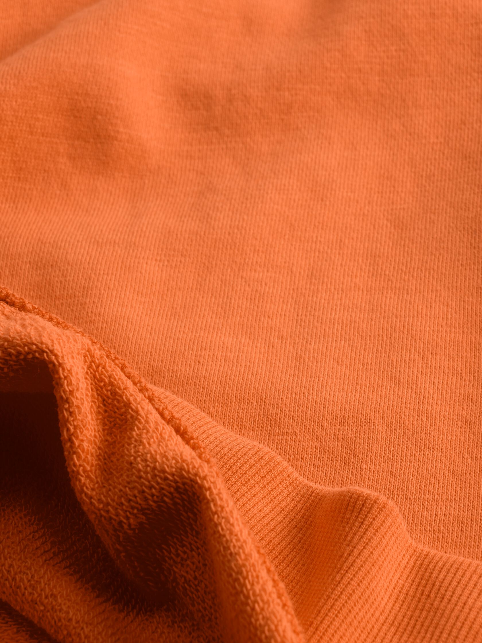 Garment-Dyed Organic Cotton Terry V-Neck Top