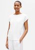 Organic Cotton Interlock Bateau Neck Top