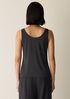 Stretch Silk Jersey Scoop Neck Tank