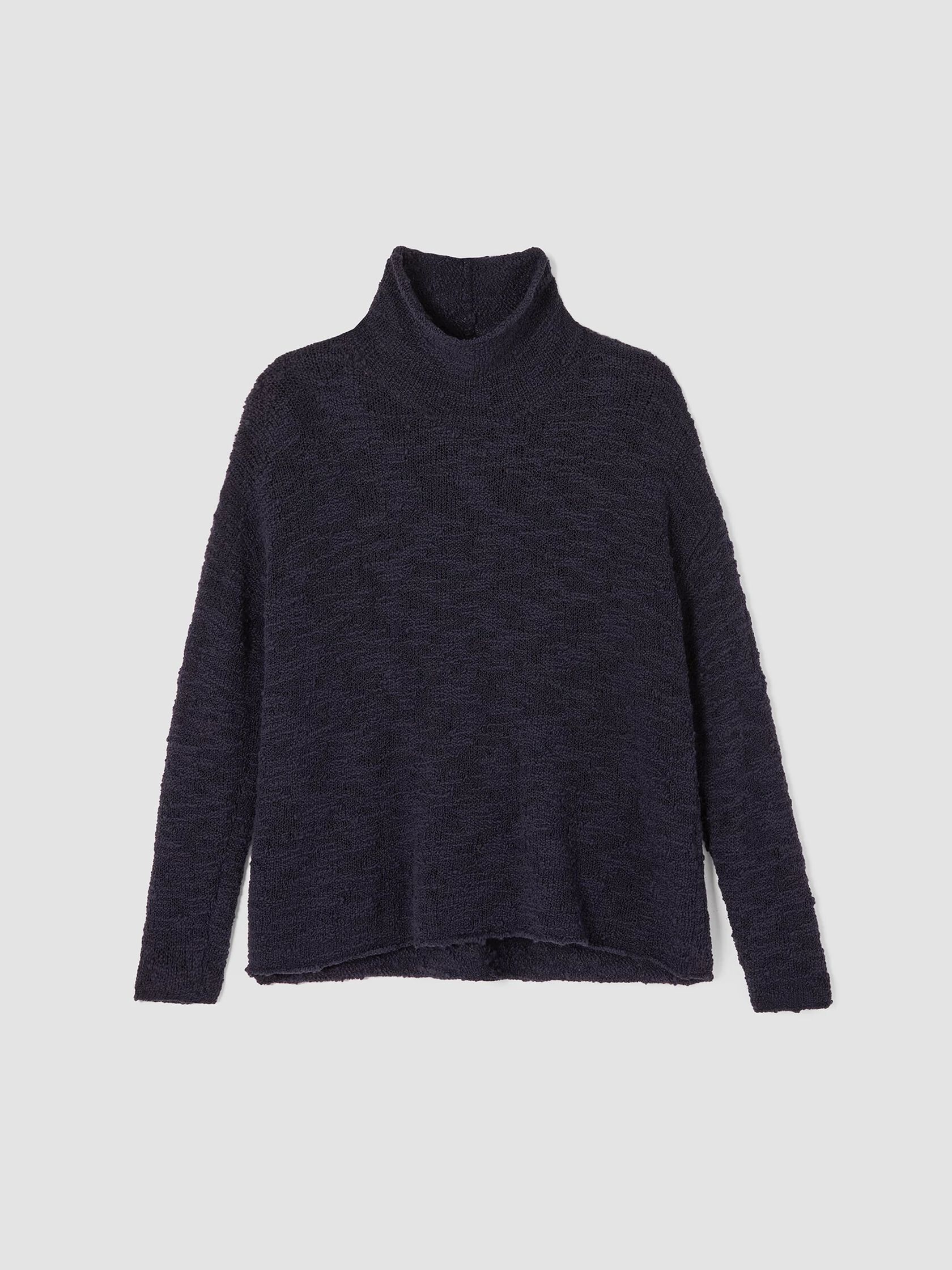 Wool Slub Turtleneck