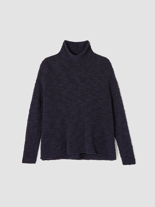 Wool Slub Turtleneck