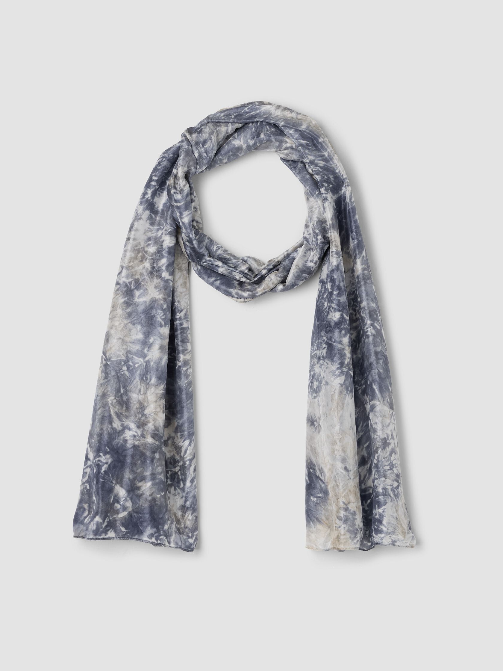 Hand-Dyed Silk Scarf
