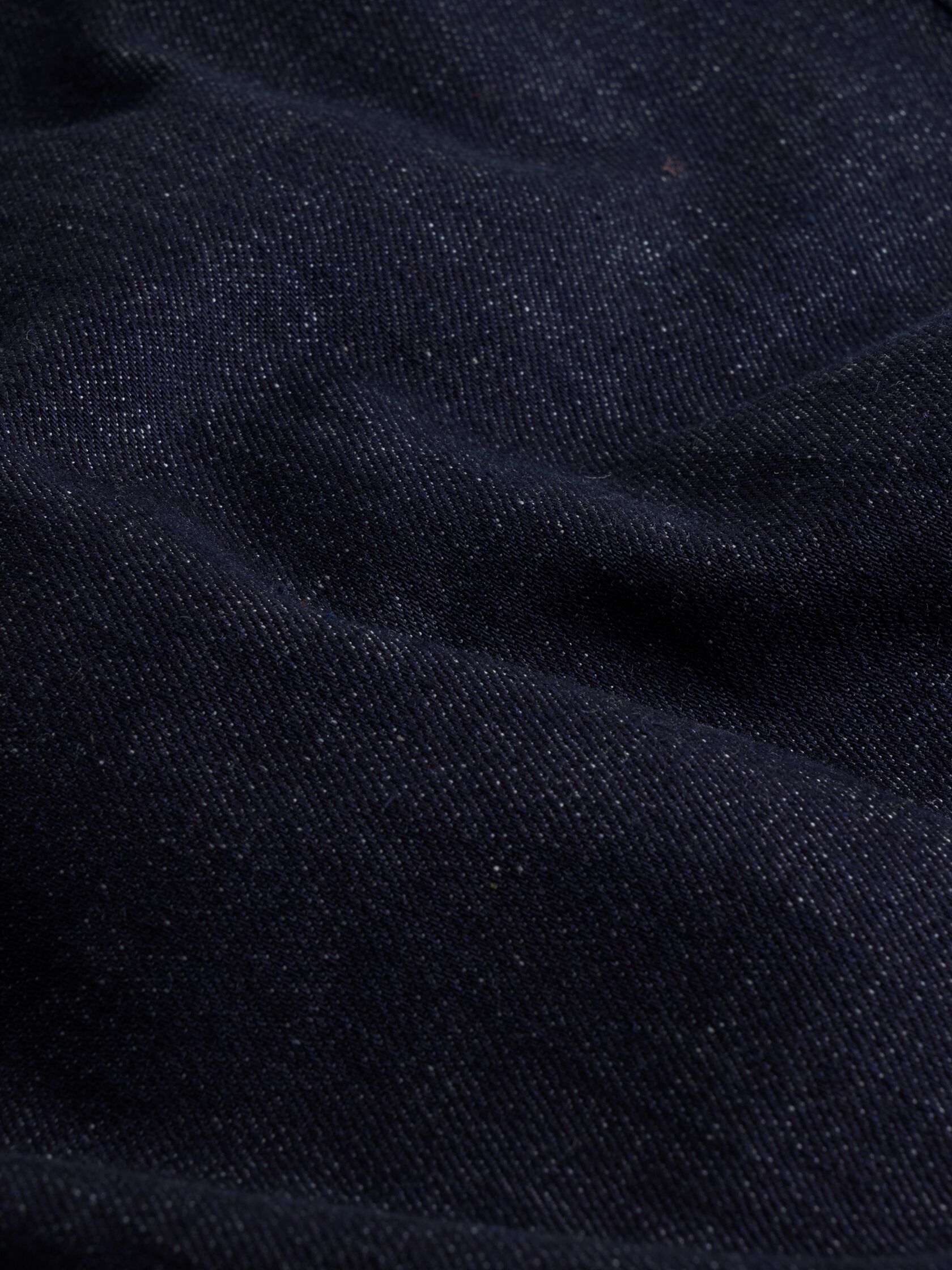 Cotton Stretch Denim Roomy Wide Trouser