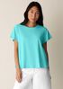 Organic Cotton Slubby Jersey Crew Neck Tee