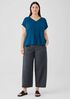 Organic Linen Jersey V-Neck Tee