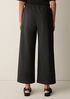 Organic Cotton Pucker Wide-Leg Pant