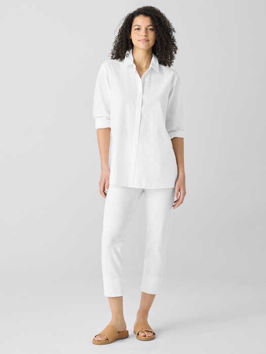 Washable Stretch Crepe Slim Pant