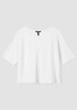 Organic Linen Cotton Jewel Neck Top