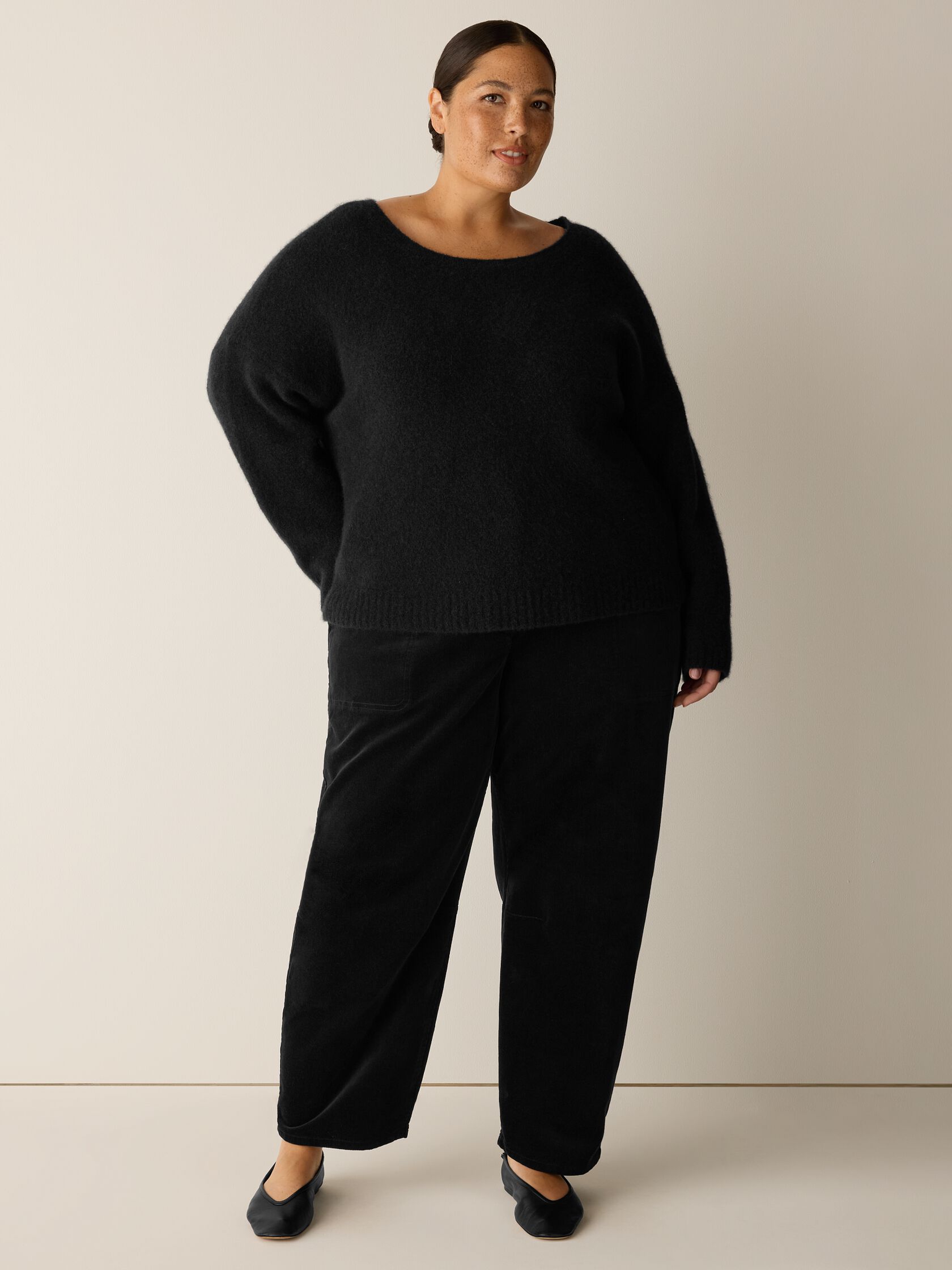 Cashmere Silk Bliss Crew Neck Top
