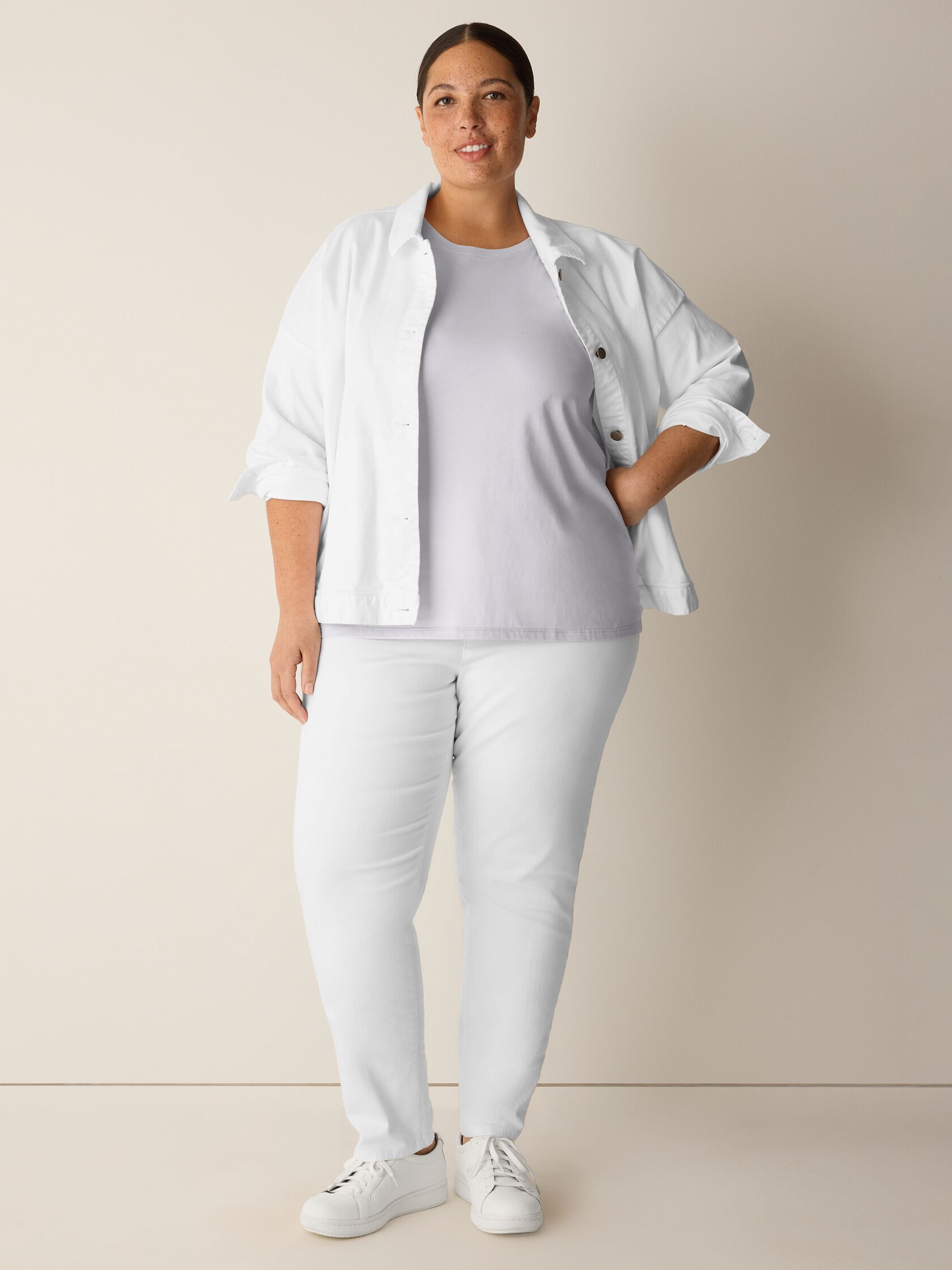 Organic Pima Cotton Jersey Round Neck Tee