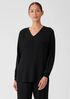 Silk Georgette Crepe Dolman Sleeve Top