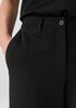 Washable Flex Ponte Wide Trouser Pant