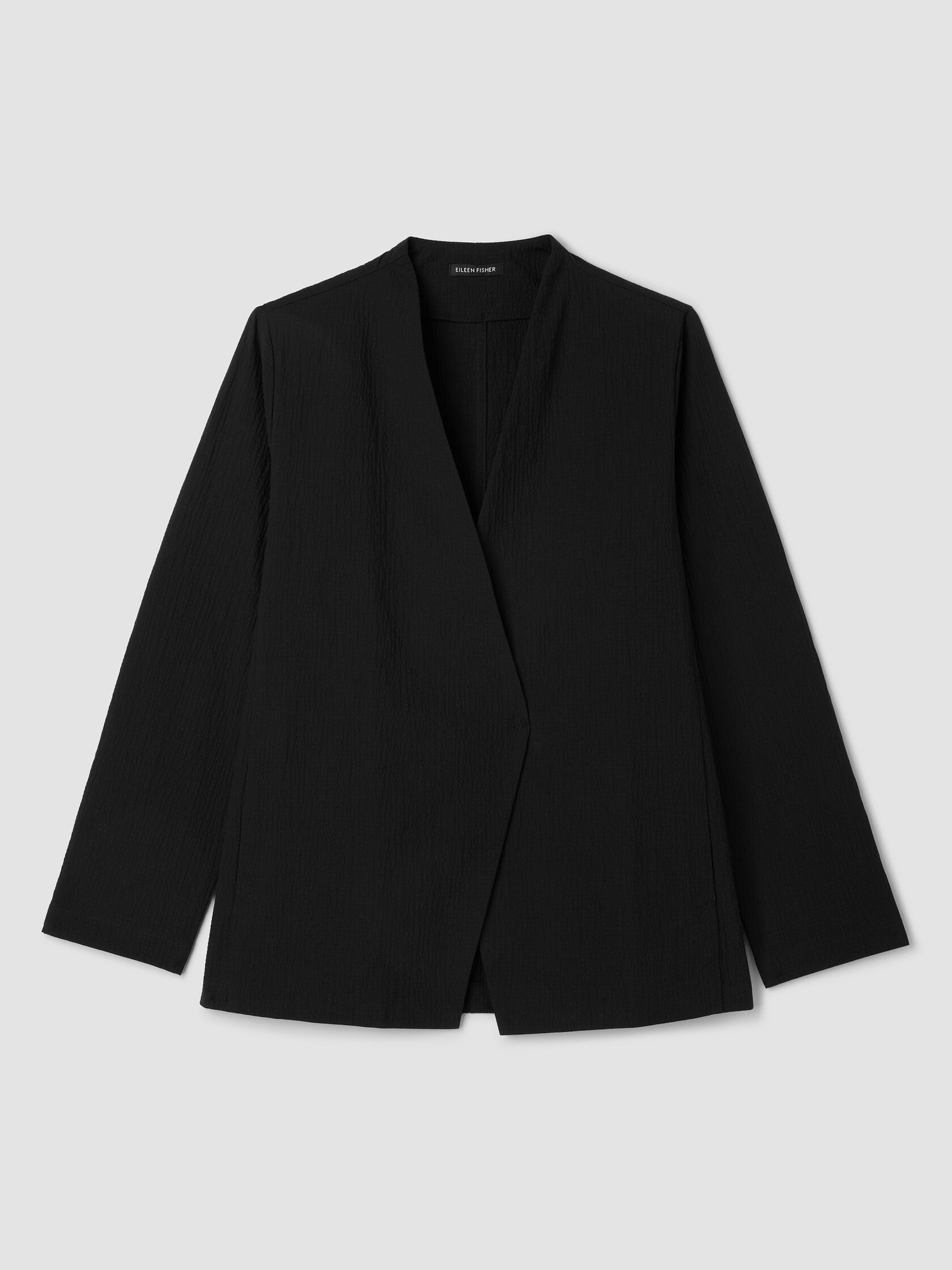 Organic Cotton Pucker Angled Jacket