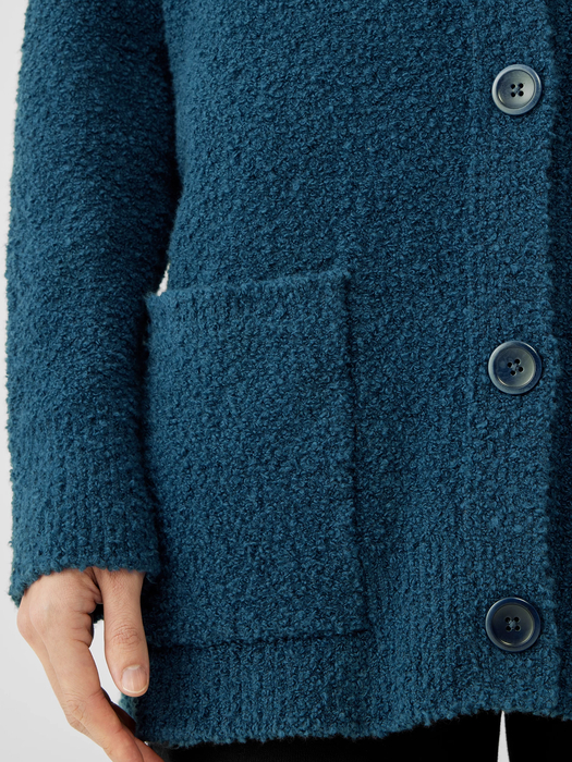 Cotton Boucle Cardigan