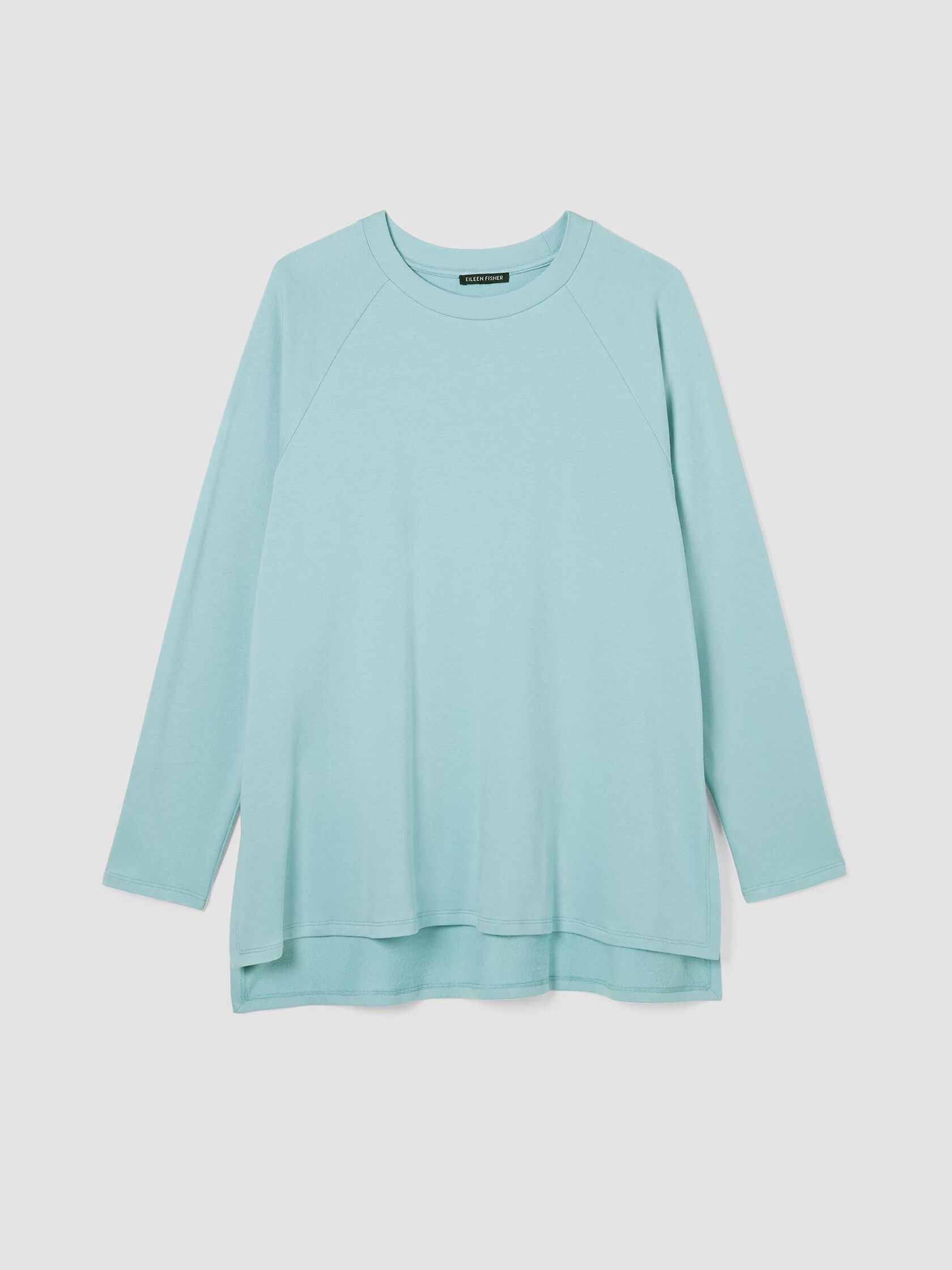 Cozy Brushed Terry Raglan-Sleeve Top