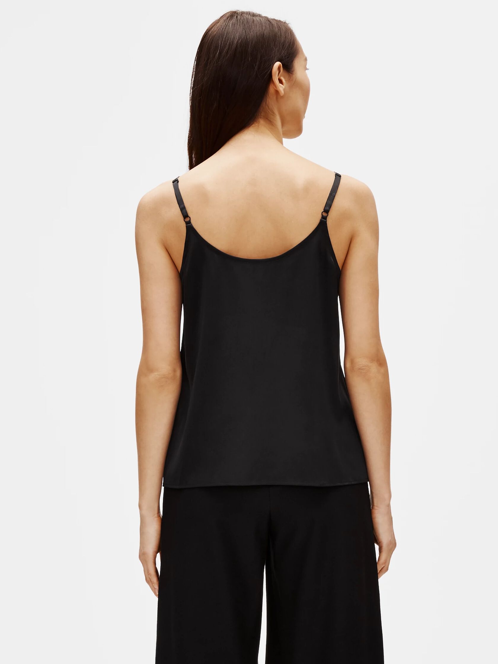 System Stretch Silk Charmeuse Cami