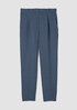 Linen Silk Twill Tapered Pant