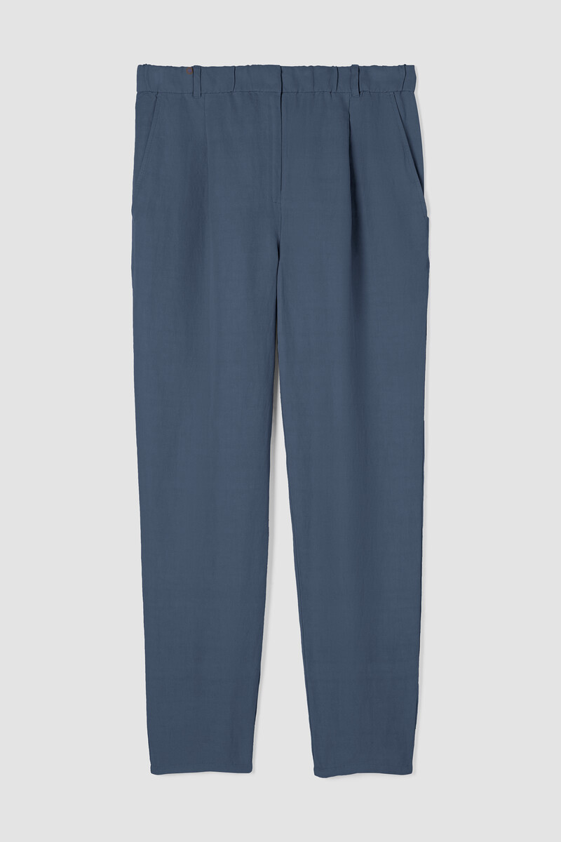 Linen Silk Twill Tapered Pant Linen Silk Twill Tapered Pant