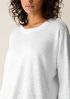 Organic Linen Cotton Slub Crew Neck Top
