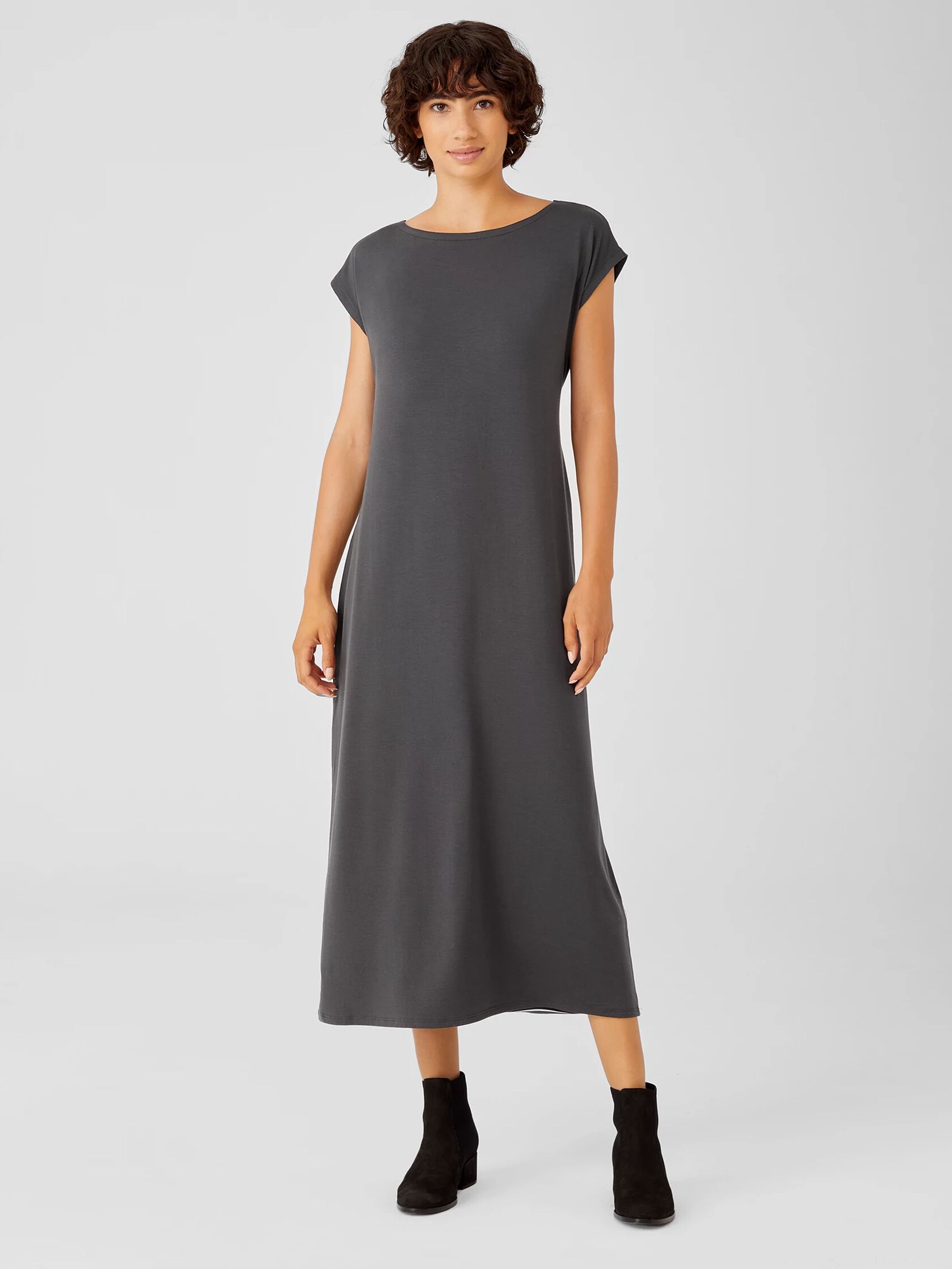 Fine Jersey Tie Waist Dress