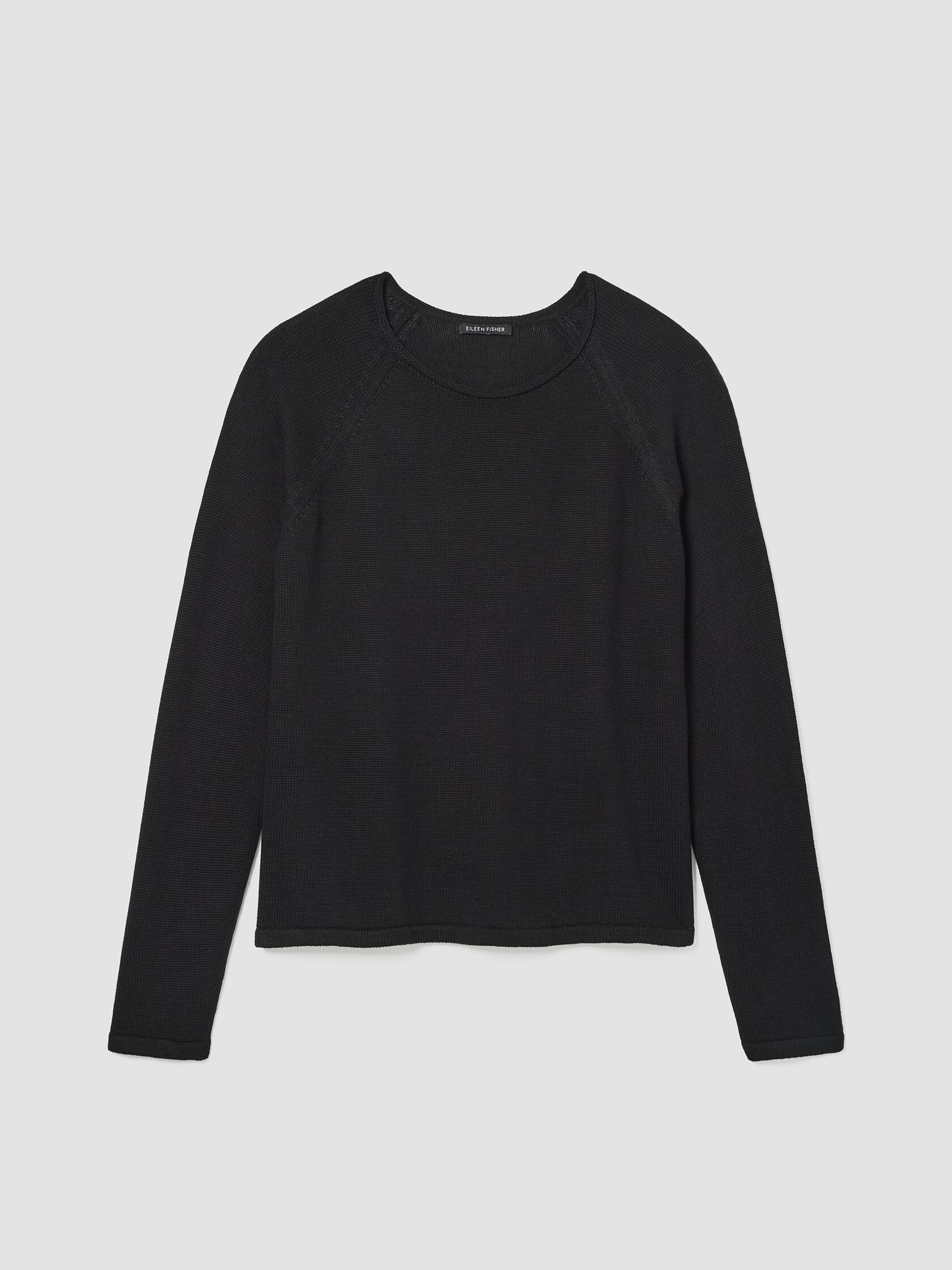 Peruvian Cotton Blend Crew Neck Top
