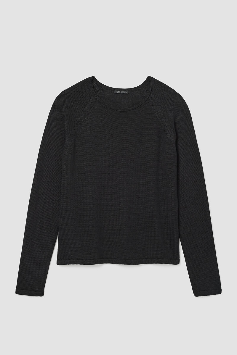 Peruvian Cotton Blend Crew Neck Top Peruvian Cotton Blend Crew Neck Top