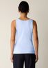 Organic Cotton Stretch Rib Scoop Neck Tank
