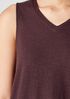 Hemp Organic Cotton Twist V-Neck Tank