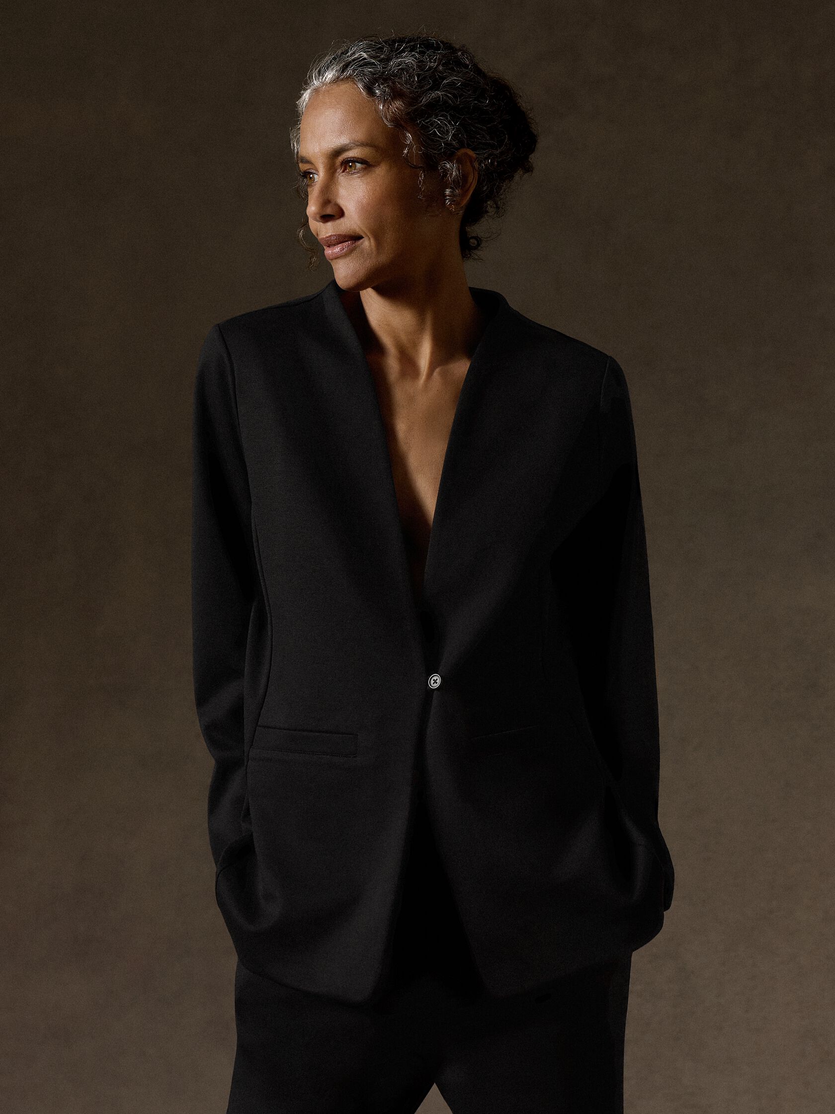 Washable Flex Ponte Blazer