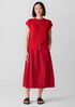 Organic Cotton Pucker Lantern Skirt