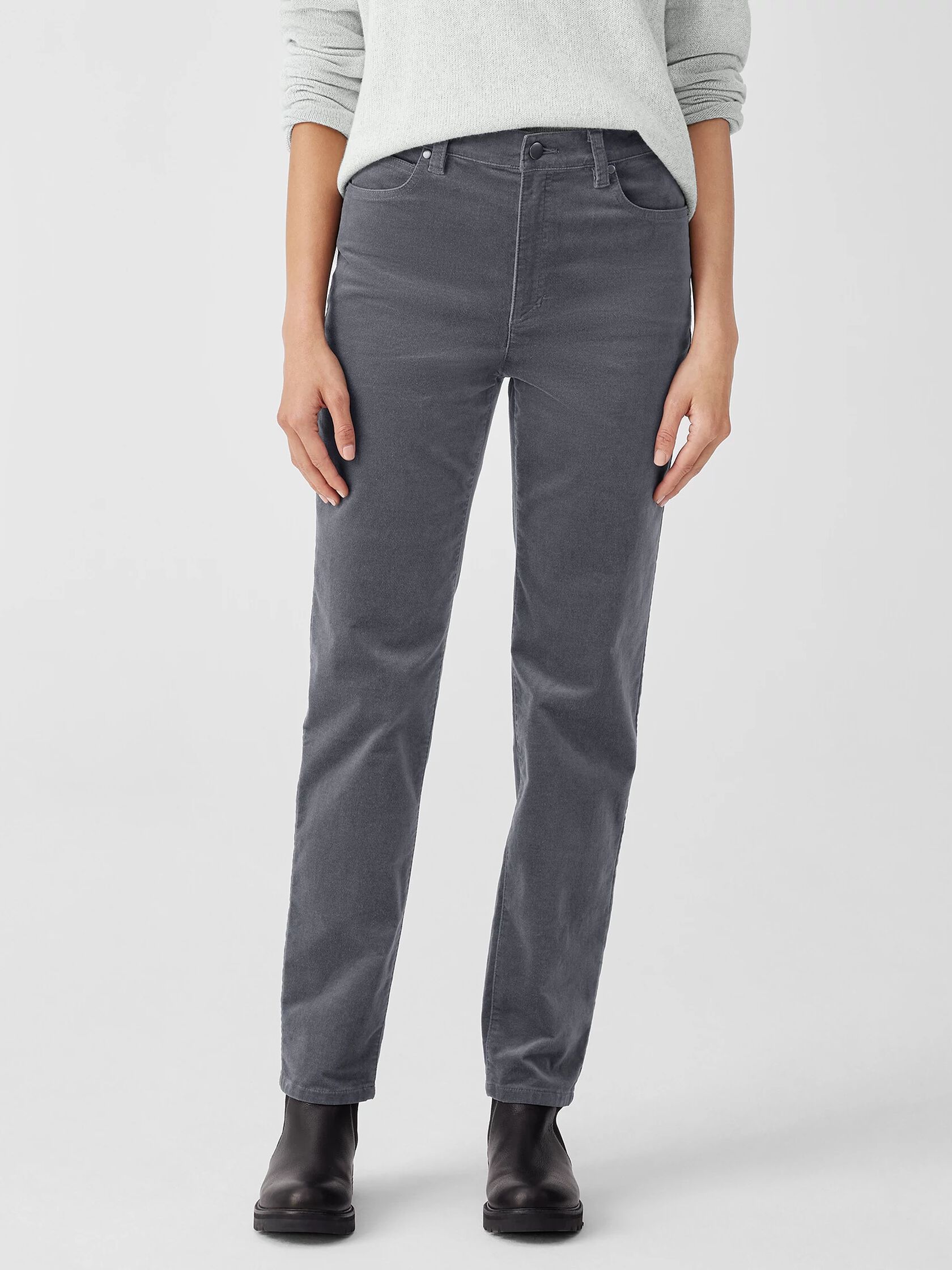 Organic Cotton Stretch Velveteen Pant