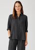 Washed Organic Linen Delave Classic Collar Shirt