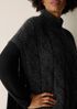 Alpaca Blend Turtleneck Poncho
