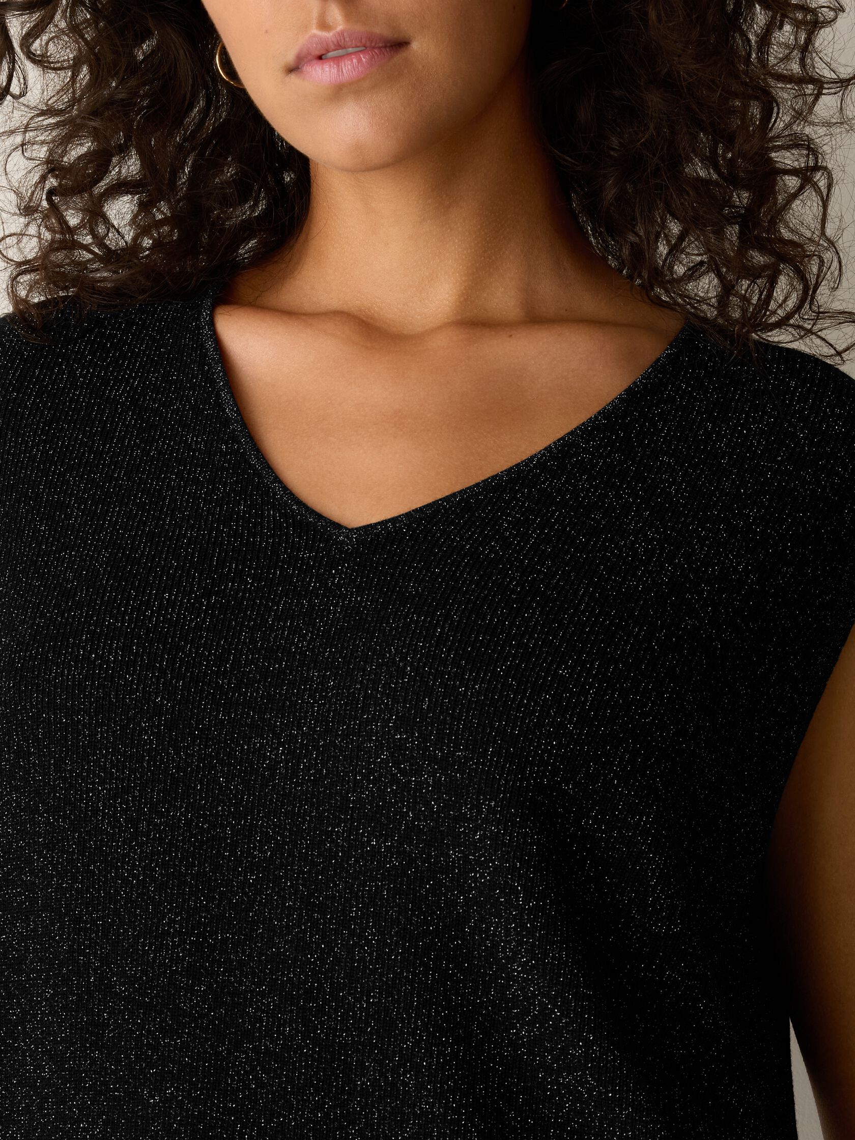 Wool Shimmer Vest in&nbsp;Regenerative Wool