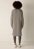 Peruvian Cotton Boucle Fluff Long Cardigan