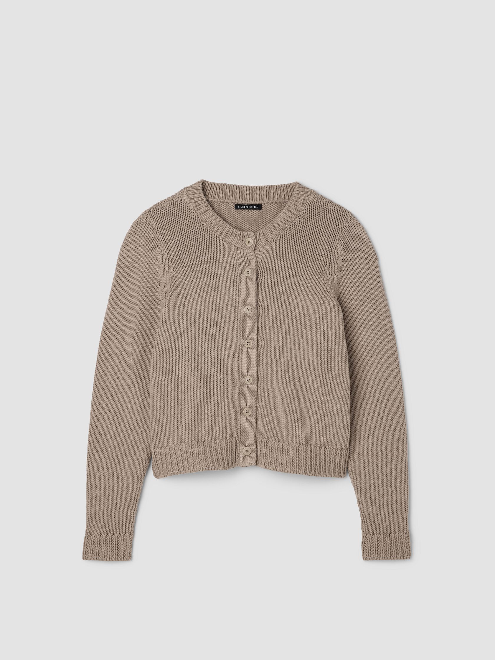 Peruvian Organic Cotton Cord Jersey Cardigan