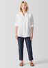 Washable Stretch Crepe Pant with Slits