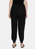 Smooth Silk Slouchy Ankle Pant