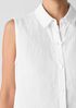 Organic Handkerchief Linen Sleeveless Shirt