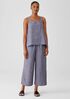 Washed Organic Linen Delave Tank