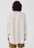 Puckered Organic Linen Classic Collar Long Shirt